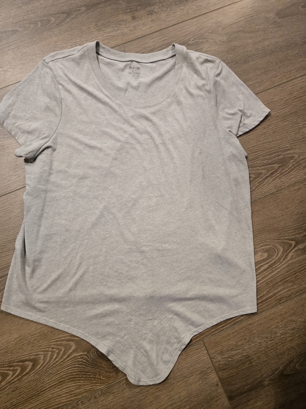 Madewell Light Gray Short-Sleeve Crew